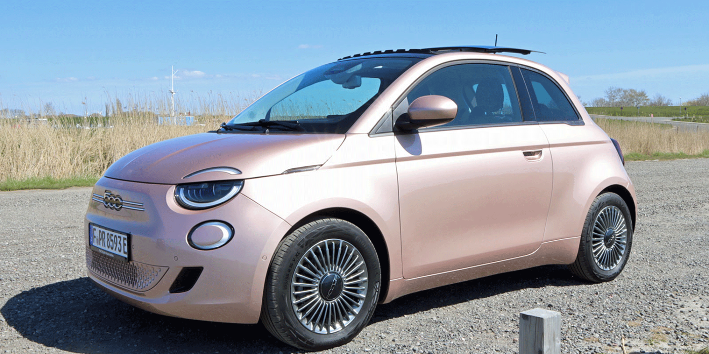 New Fiat 500: Der Kleine, der an der 300-km-Marke kratzt
