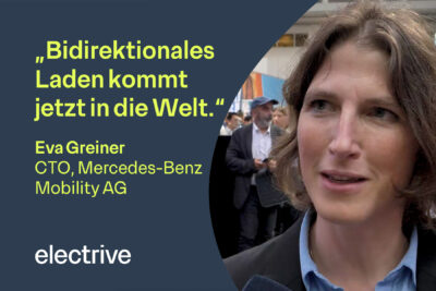 Eva Greiner ;ercedes-Benz Mobility AG Interview IAA 2023