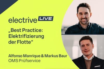 „Best Practice: Elektrifizierung der Flotte“ – Alfonso Manrique & Markus Baur von OMS